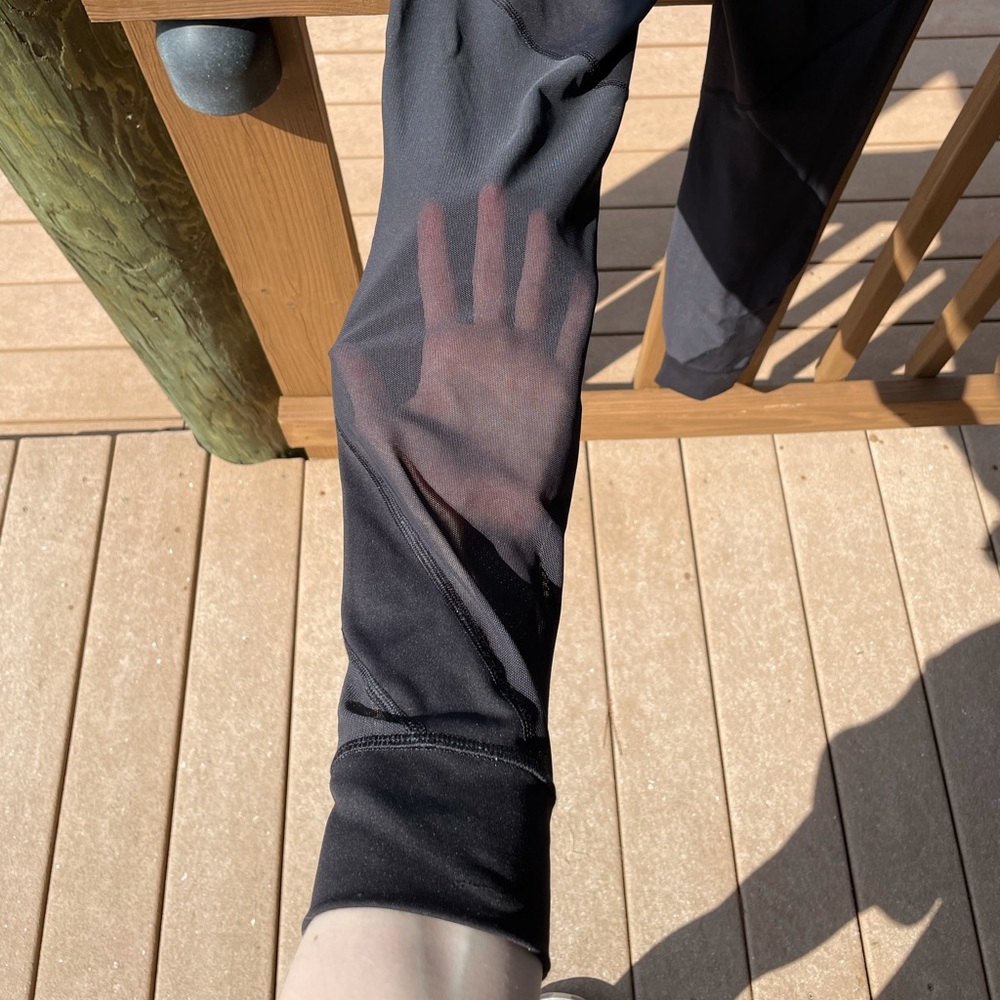 Lululemon black high waisted leggings - Picture 4 of 6